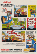 Reklam i serieformat för frukostflingan Rice Krispies