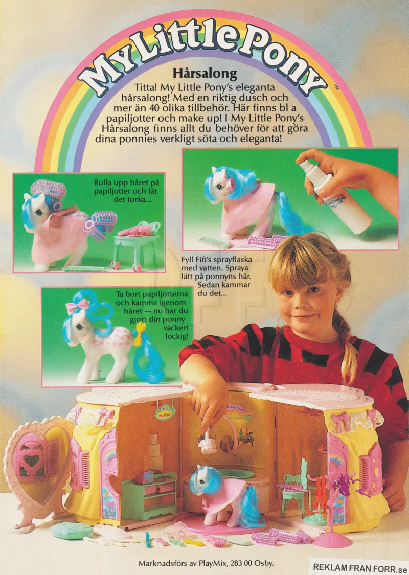 Reklam för My Little Pony från BRIO Playmix