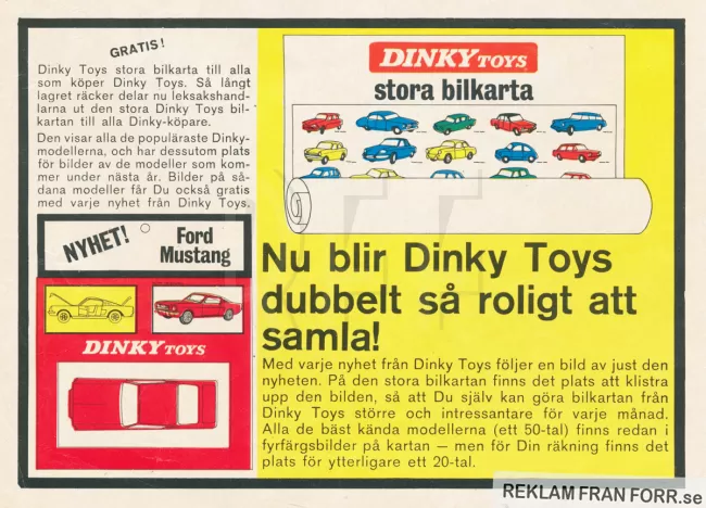 Reklam för Dinky Toys 