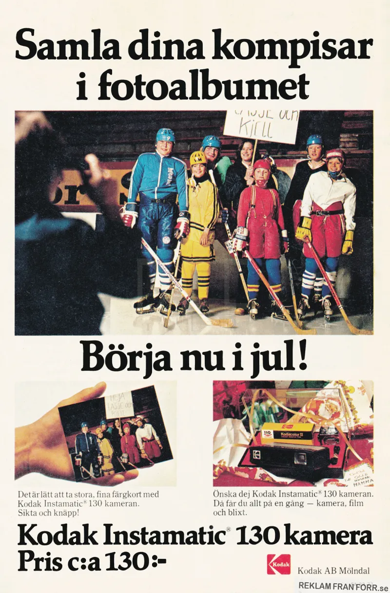 Reklam för kameran Kodak Instamatic