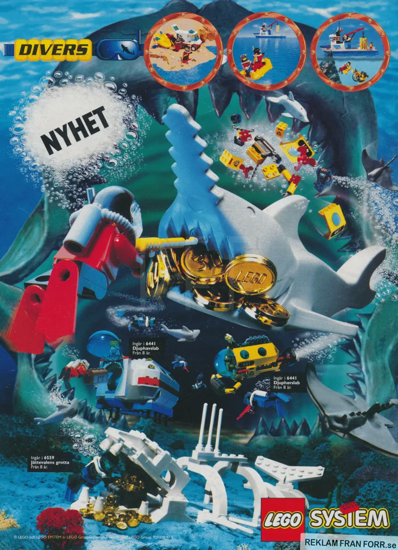 Annons för LEGO Divers