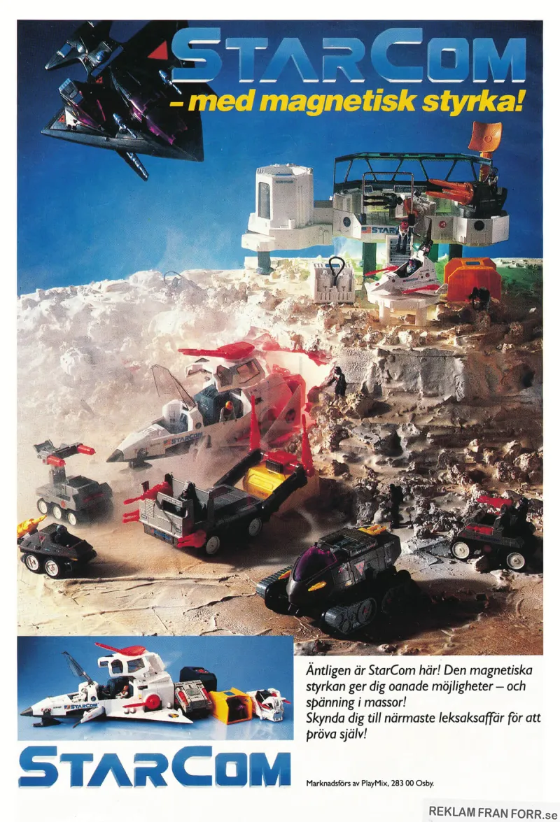 Reklam för leksaken Starcom från BRIO Playmix