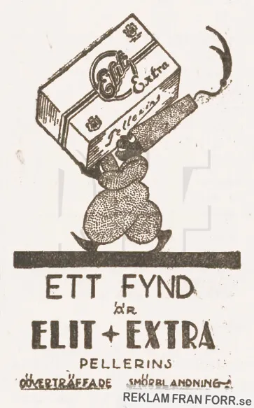 Reklam för Elit Extra - Smör från Pellerin