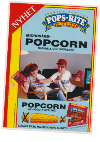 En mindre version av Pops-rite-annonsen