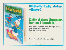 Reklam för tidningen Kalle Ankas Sommarlov
