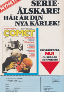 Reklam för den nya serietidningen Comet
