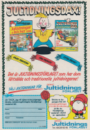 Annons från Jultidningsförlaget som uppmanar att det finns möjlighet att gå runt och sälja jultidningar och därigenom tjäna lite extrapengar