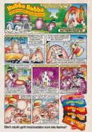 Annons i serieformat som gör reklam för tuggummit Hubba Bubba där antagonisterna Kletisarna är ute efter receptet på de bästa bubbelgörande tuggummina