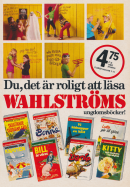 Reklam för ungdomsböcker från Wahlströms