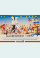 Reklam för Playmobils leksaker med Pocahontas-tema
