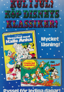 Reklam för två julalbum från Disney som finns att köpa 1986