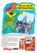 Reklam i form av en tÃ¤vling dÃ¤r man ska skriva en historia om grodan Smacks besÃ¶k pÃ¥ Walt Disney World