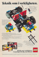 Reklam för LEGO Technic 